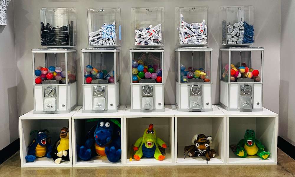 our children's dentistry toy station